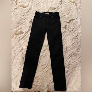 Madewell High Waisted Black Skinny Jeans